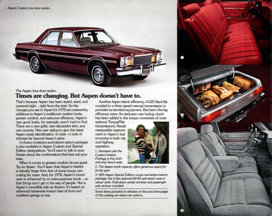 1978 Dodge Aspen Brochure Page 3